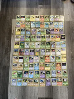Lot of 100 Pokemon Cards 2007 Some Holographic - Image 1