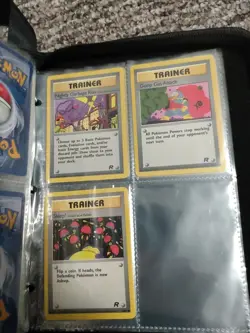 Partial Team Rocket Themed Binder With 53 Pokemon Cards - Image 5