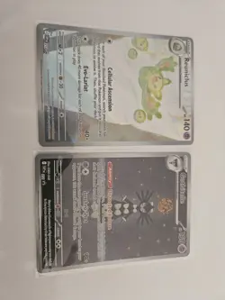 Pokemon Black Bolt And White Flare Promo Card Gothitelle 211 and Reuniclus 212 - Image 1