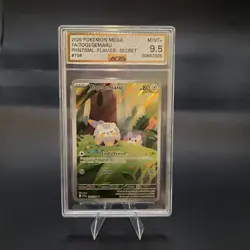 Togedemaru 104/094 Me02: Phantasmal Flames Holo Pokemon Card AGS 9.5 MINT+ - Image 1