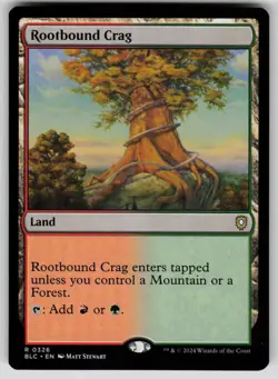 Rootbound Crag Normal R Commander: Bloomburrow 326 NM - Image 1