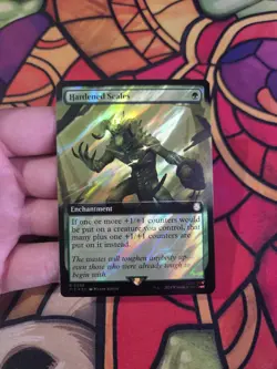 Hardened Scales (Extended Art) (Surge Foil) Universes Beyond: Fallout MTG NM - Image 1