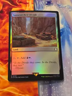 PIP Universes Beyond: Fallout Foil 0153 Sunscorched Divide - Image 1