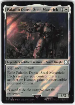 Paladin Danse, Steel Maverick (Surge Foil) Foil U Universes Beyond: Fallout 548 - Image 1