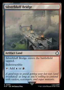 1 x Silverbluff Bridge - Foil - Universes Beyond: Fallout - NM-Mint - MTG - Image 1