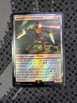 Assaultron Dominator (Surge Foil) Universes Beyond: Fallout Foil - Image 1