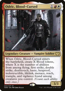 MTG Odric, Blood-Cursed ** Innistrad: Crimson Vow ** English - Image 1