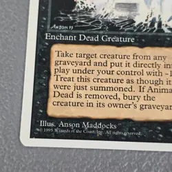 Animate Dead - MTG - 4th Edition - Excellent - Magic the Gathering - Image 4