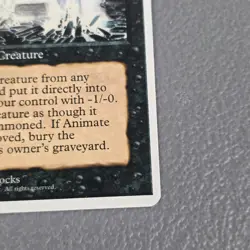 Animate Dead - MTG - 4th Edition - Excellent - Magic the Gathering - Image 5