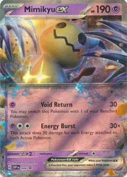 Holo Mimikyu ex - 004 Scarlet & Violet Promo Cards Pokemon TCG - Image 1