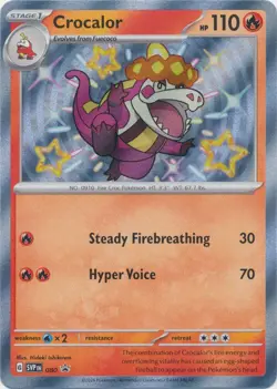 Crocalor (Shiny) - SVP080 Scarlet & Violet Promo Cards Pokemon TCG - Image 1