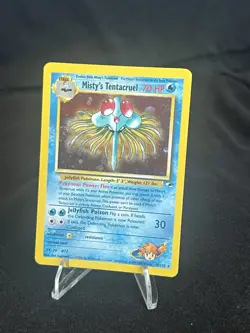 Pokemon Misty's Tentacruel Gym Heroes Holo Rare 010/132 LP - Image 1