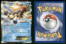KELDEO EX - BW61 BW61 HOLO PROMO BLACK AND WHITE PROMO POKEMON LP - Image 1