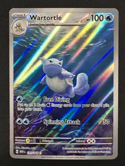 2023 Pokemon TCG Scarlet & Violet 151 #171 Wartortle IR - Image 1