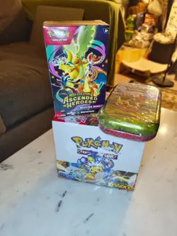 Pokemon Ascended Heroes Booster Bundle + Mini Tin + Surging Sparks Booster Box - Image 4
