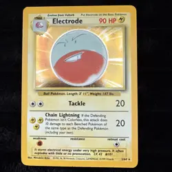 Pokemon TCG Electrode Jungle 2/64 Holo Rare Unlimited | NO SYMBOL ERROR | LP - Image 1