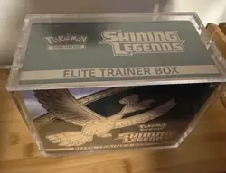 Pokemon TCG Shining Legends Sealed Elite Trainer Box (ETB) With Thick Acrylic - Image 5