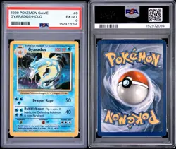 1999 Pokemon Base Set Gyarados Holo 6/102 PSA 6 WOTC Vintage - Image 3