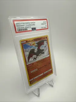 2023 POKEMON SWORD AND SHIELD CROWN ZENITH 020/159 RADIANT CHARIZARD - PSA 10 - Image 3