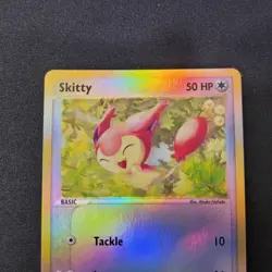 Skitty 71/109 Common Ruby & Sapphire Pokemon Reverse Holo NM - Image 2