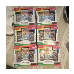 Pokemon First Partner Illustration Collection Series 1 Lot 6 Boxes Holo - Image 1