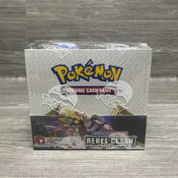 Pokemon TCG Sword & Shield Rebel Clash Booster Box 36 Packs Factory Sealed - Image 1
