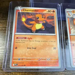 Pokemon TCG Paldean Fates Charmander & Charmeleon Lot 011/094 012/094 - Image 4