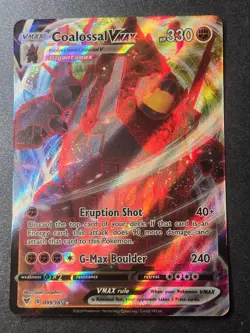 Coalossal VMAX 099/185 NM Vivid Voltage Holo VMAX Rare Pokemon - Image 1