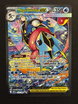 2026 Pokemon Chaos Rising Mega Greninja EX #116/86 M/NM SIR Holo - Image 1