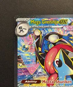 2026 Pokemon Chaos Rising Mega Greninja EX #116/86 M/NM SIR Holo - Image 4