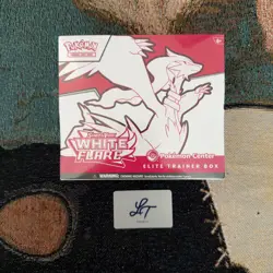 Pokemon Center White Flare Elite Trainer Box ETB - Small tear in seal - Image 1