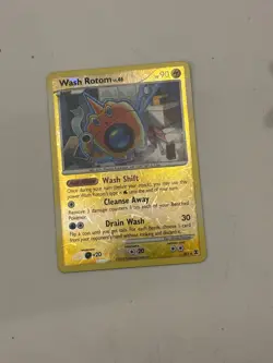 Pokemon Wash Rotom RT5 Platinum Rising Rivals 2009 Holo Ultra Rare MP - Image 1