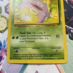 Pokemon TCG Koffing 51/102 Base Set WOTC NM - Image 2