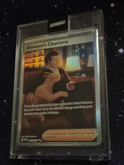 Giovanni's Charisma 204/165 Special Illustration Rare 151 Pokemon - Image 2