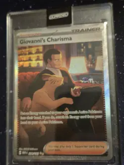 Giovanni's Charisma 204/165 Special Illustration Rare 151 Pokemon - Image 4
