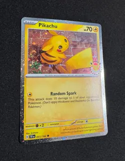 Pikachu 051 Pokemon Day Stamped 30th Anniversary Cosmos SWIRL 🌀 NM/M #6 - Image 1