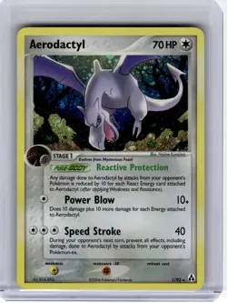 2006 Pokemon—Aerodactyl #1 Legend Maker—Rare Holo [Lightly Played] - Image 1