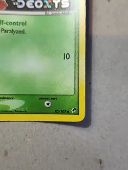 2005 Pokemon EX Deoxys - Zubat Reverse Holo Stamped 83/107 - Image 2
