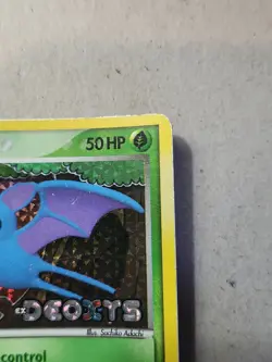 2005 Pokemon EX Deoxys - Zubat Reverse Holo Stamped 83/107 - Image 3