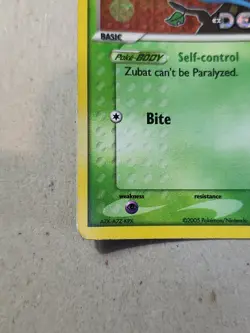 2005 Pokemon EX Deoxys - Zubat Reverse Holo Stamped 83/107 - Image 5