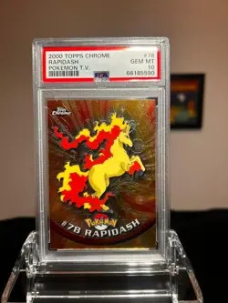 PSA 10 Topps 2000 Pokemon Rapidash TV Edition (low pop) - Image 1