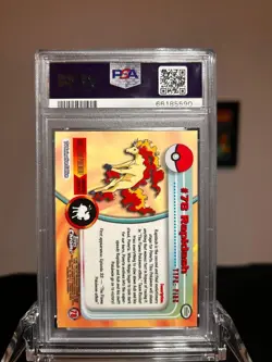 PSA 10 Topps 2000 Pokemon Rapidash TV Edition (low pop) - Image 3