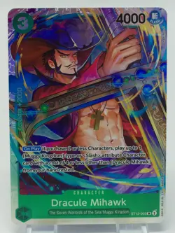 One Piece Dracule Mihawk #ST12-003 Starter Deck Zoro and Sanji - Image 3