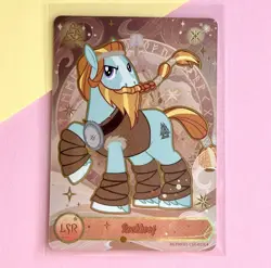 MLPME01-LSR-012L4 Kayou My Little Pony Eternal Moon Eng LSR Rockhoof Card - Image 1