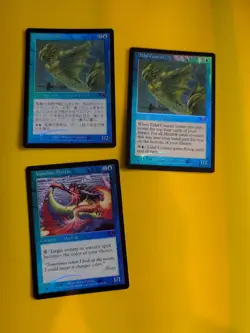 Tidal Courier x2 (1 foreign) & vodalian mystic. Apocalypse. FOIL. MTG 3 Card - Image 1