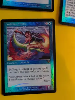 Tidal Courier x2 (1 foreign) & vodalian mystic. Apocalypse. FOIL. MTG 3 Card - Image 2
