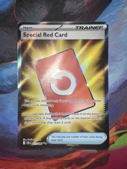Nintendo Pokemon TCG Special Red Card 113/086 CRIM Secret Rare Holo Full Art - Image 1