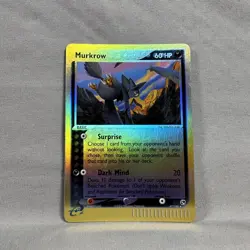 Pokemon Card - Murkrow Sandstorm 47/100 Uncommon Reverse Holo Excellent - Image 1