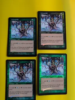 Urborg Elf x4. Playset. Apocalypse. Old Border FOIL. MTG 4 Card. - Image 1