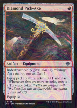 Foil Diamond Pick-Axe - lci - 143 | MTG Card - Image 1